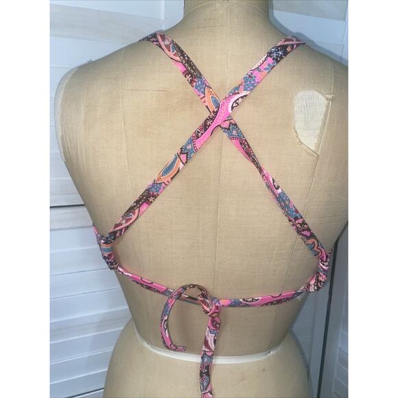 Set Of 2 Shade & Shore Lined Underwire Demi Bikini Bra Tops Push Up 36 DD - Picture 12 of 15